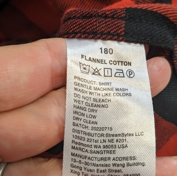 Sangtree Red and Black flannel - Picture 3 of 6